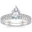 Platinum Sonora Diamond Bridal Set (1/4 ct. tw.)