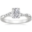 Platinum Chamise Diamond Ring (1/15 ct. tw.), smalltop view