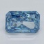 2.58 Ct. Fancy Vivid Blue Radiant Lab Grown Diamond