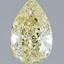 3.04 Ct. Fancy Intense  Yellow Pear Lab Grown Diamond