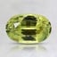 8.1x5.3mm Unheated Yellow Oval Australian Sapphire