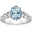 Platinum Aberdeen Celtic Diamond Ring, smalltop view