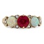 Edwardian Ruby Vintage Ring