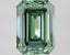 3.07 Ct. Fancy Vivid Green Emerald Lab Grown Diamond