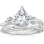 Platinum Arden Diamond Ring with Winding Willow Diamond Ring (1/8 ct. tw.)