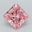 2.79 Ct. Fancy Vivid Pink Princess Lab Grown Diamond
