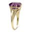 The Haldis Ring, smalltop view on a hand