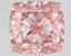 3.41 Ct. Fancy Vivid Pink Cushion Lab Grown Diamond