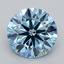 2.00 Ct. Fancy Vivid  Blue Round Lab Grown Diamond