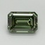 1.53 Ct. Fancy Vivid Green Emerald Lab Grown Diamond