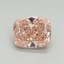 2.17 Ct. Fancy Intense Pink Cushion Lab Grown Diamond