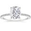 18K White Gold Demi Three-Quarter Coverage Diamond Ring (1/3 ct. tw.), smalltop view