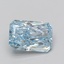 5.03 Ct. Fancy Vivid Blue Radiant Lab Grown Diamond