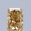 0.55 Ct. Fancy Brownish Yellow Radiant Lab Grown Diamond