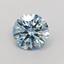 1.05 Ct. Fancy Vivid  Blue Round Lab Grown Diamond