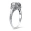 The Vanesa Ring, smalltop view on a hand
