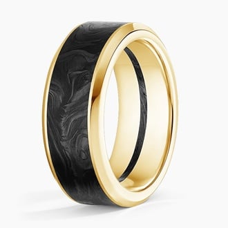 Blaze Black 8mm Wedding Ring