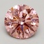 2.70 Ct. Fancy Intense Pink Round Lab Grown Diamond