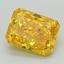 2.61 Ct. Fancy Vivid Orangy Yellow Radiant Lab Grown Diamond