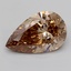 4.06 Ct. Fancy  Brown Pear Lab Grown Diamond