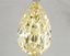 5.13 Ct. Fancy Vivid Yellow Pear Lab Grown Diamond