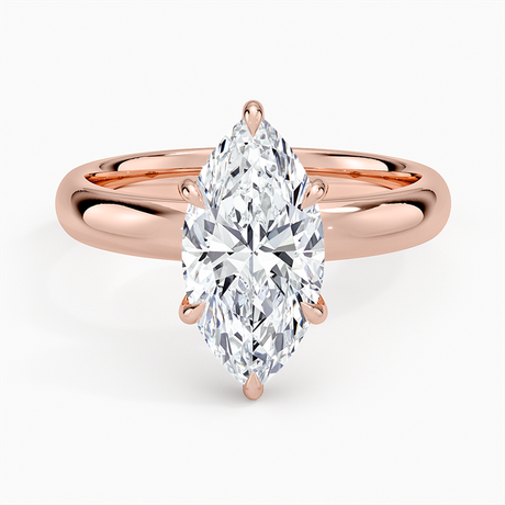 14K Rose Gold Audrey Perfect Fit 3mm Solitaire Ring
