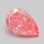 1.04 Ct. Fancy Vivid Pink Pear Lab Grown Diamond