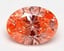 2.51 Ct. Fancy Vivid Pink Oval Lab Grown Diamond