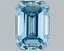 1.00 Ct. Fancy Vivid Blue Emerald Lab Grown Diamond