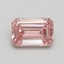 0.70 Ct. Fancy Intense Pink Emerald Lab Grown Diamond