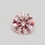 0.50 Ct. Fancy Intense Pink Round Lab Grown Diamond