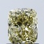 1.06 Ct. Fancy Yellow Cushion Lab Grown Diamond