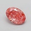 1.05 Ct. Fancy Vivid  Pink Oval Lab Grown Diamond