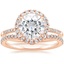 14K Rose Gold Cambria Diamond Ring (1/4 ct. tw.) with Flair Diamond Ring