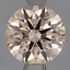 1.03 Ct. Fancy Light Orange Round Lab Grown Diamond