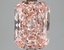 3.07 Ct. Fancy Vivid Pink Radiant Lab Grown Diamond