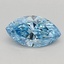 0.45 Ct. Fancy Vivid Blue Marquise Lab Grown Diamond