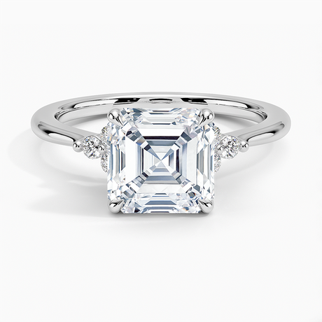 18K White Gold Melody Diamond Ring
