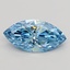 2.97 Ct. Fancy Vivid  Blue Marquise Lab Grown Diamond