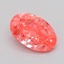 0.33 Ct. Fancy Vivid  Pink Oval Lab Grown Diamond