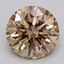 1.45 Ct. Light  Brown Round Lab Grown Diamond