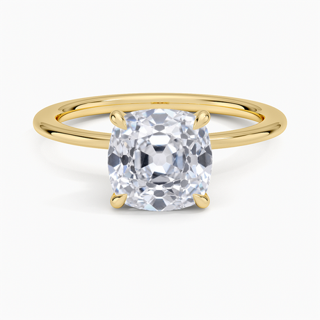 Petite Secret Halo Diamond Ring