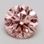 1.80 Ct. Fancy Intense Pink Round Lab Grown Diamond