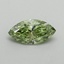 0.63 Ct. Fancy Vivid Green Marquise Lab Grown Diamond