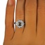 The Mellona Ring, smalltop view on a hand