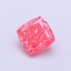 1.09 Ct. Fancy Vivid  Pink Cushion Lab Grown Diamond