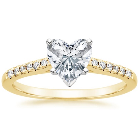 18K Yellow Gold Sonora Diamond Bridal Set (1/4 ct. tw.)