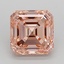3.01 Ct. Fancy Intense  Pink Asscher Lab Grown Diamond