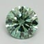 3.23 Ct. Fancy Vivid Pacific Green Round Lab Grown Diamond