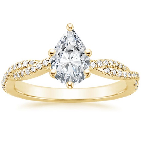 18K Yellow Gold Petite Luxe Twisted Vine Bridal Set (1/2 ct. tw.)